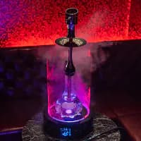 ピンクに光るLEDシーシャ